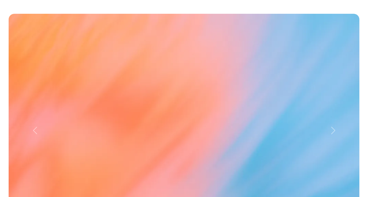 Image carousel displaying blog images with navigation arrows